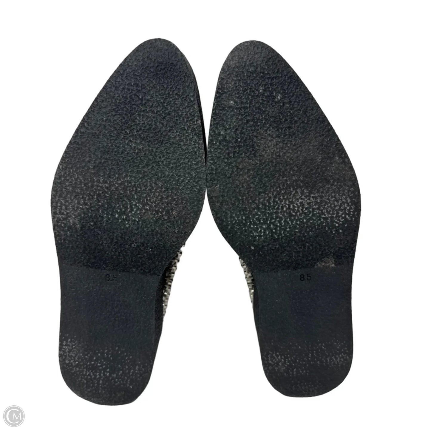 Choux-St Studded Platform Loafers By Jeffrey Campbell In Black & Silver, Size: 8.5