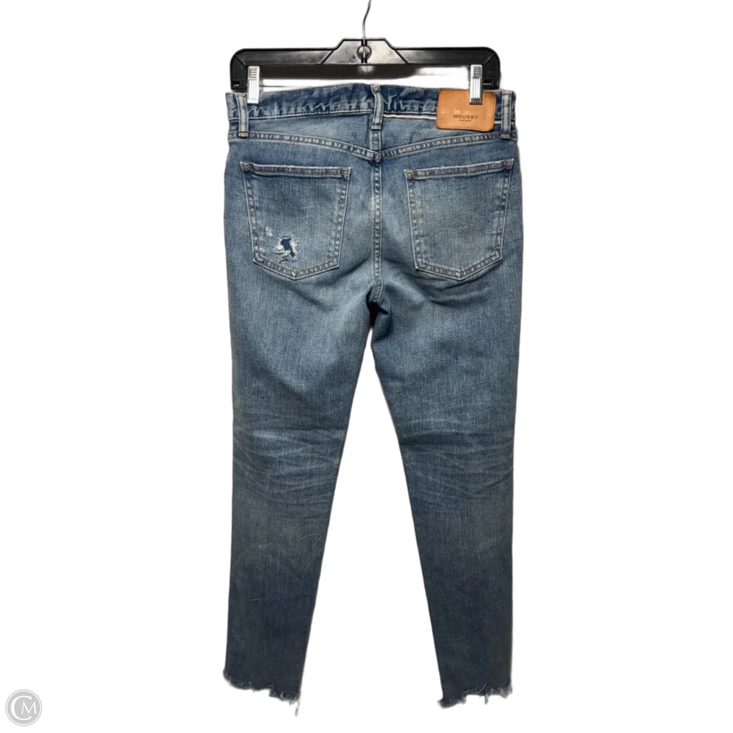 Jeans Boyfriend By Moussy In Blue Denim, Size: 2/26