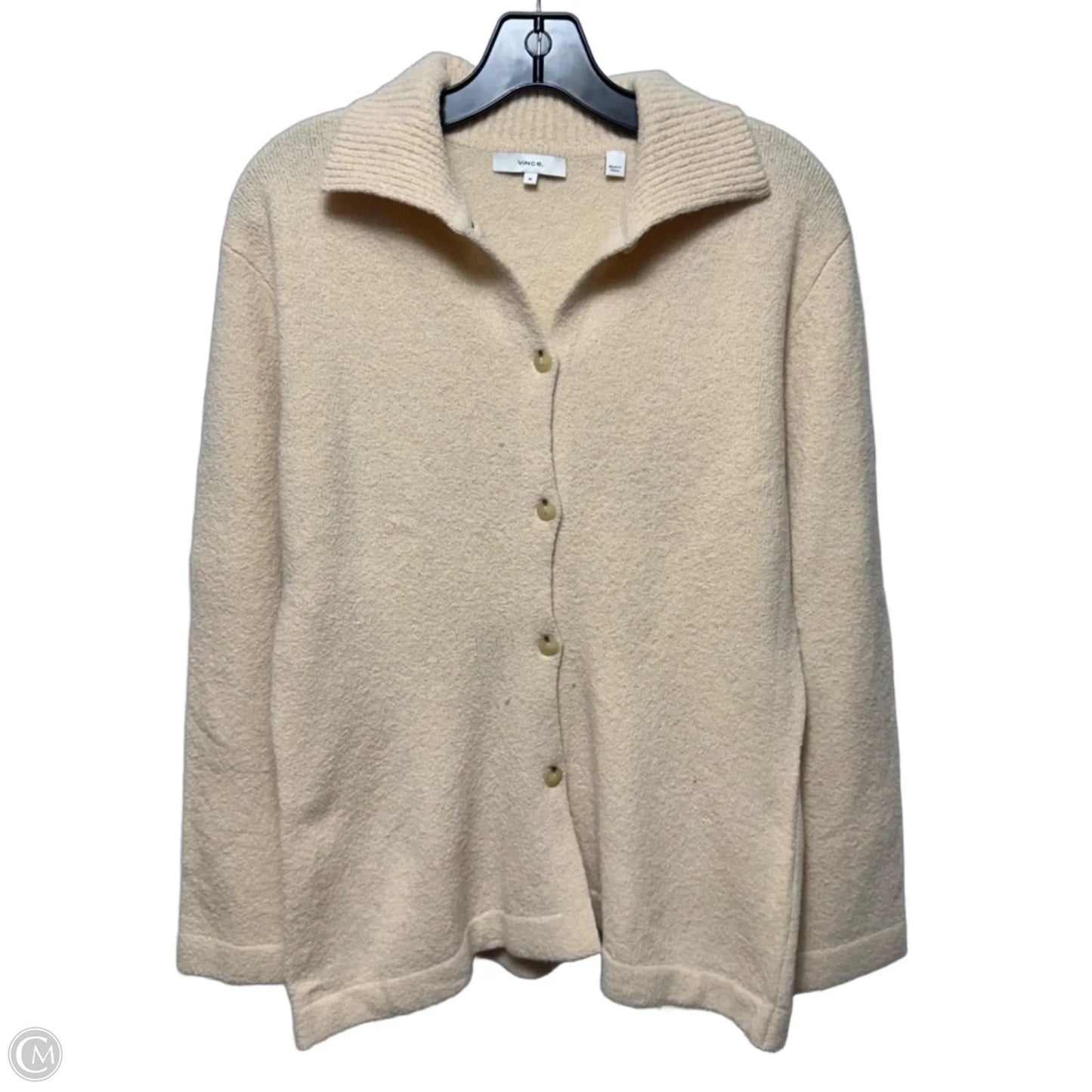 Wool Blend Sweater By Vince In Cream, Size: M