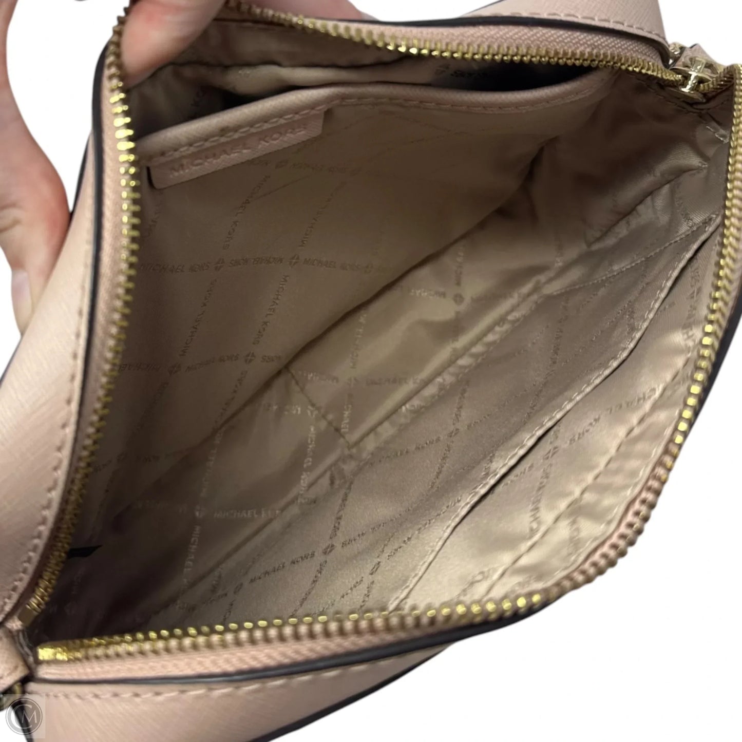 Sandrine Studded Saffiano Leather Crossbody Bag By Michael By Michael Kors, Size: Small