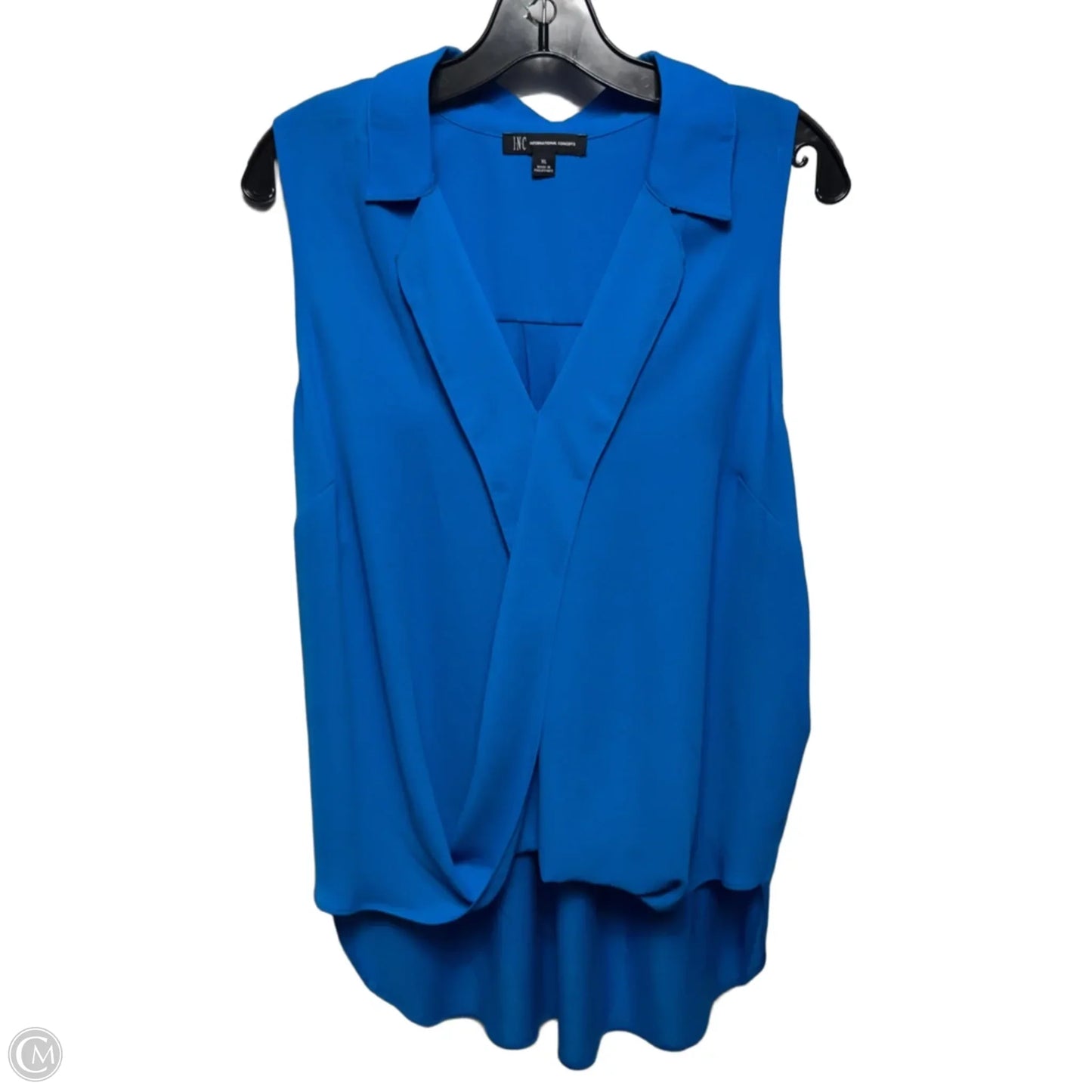 Top Sleeveless By Inc In Blue, Size: Xl