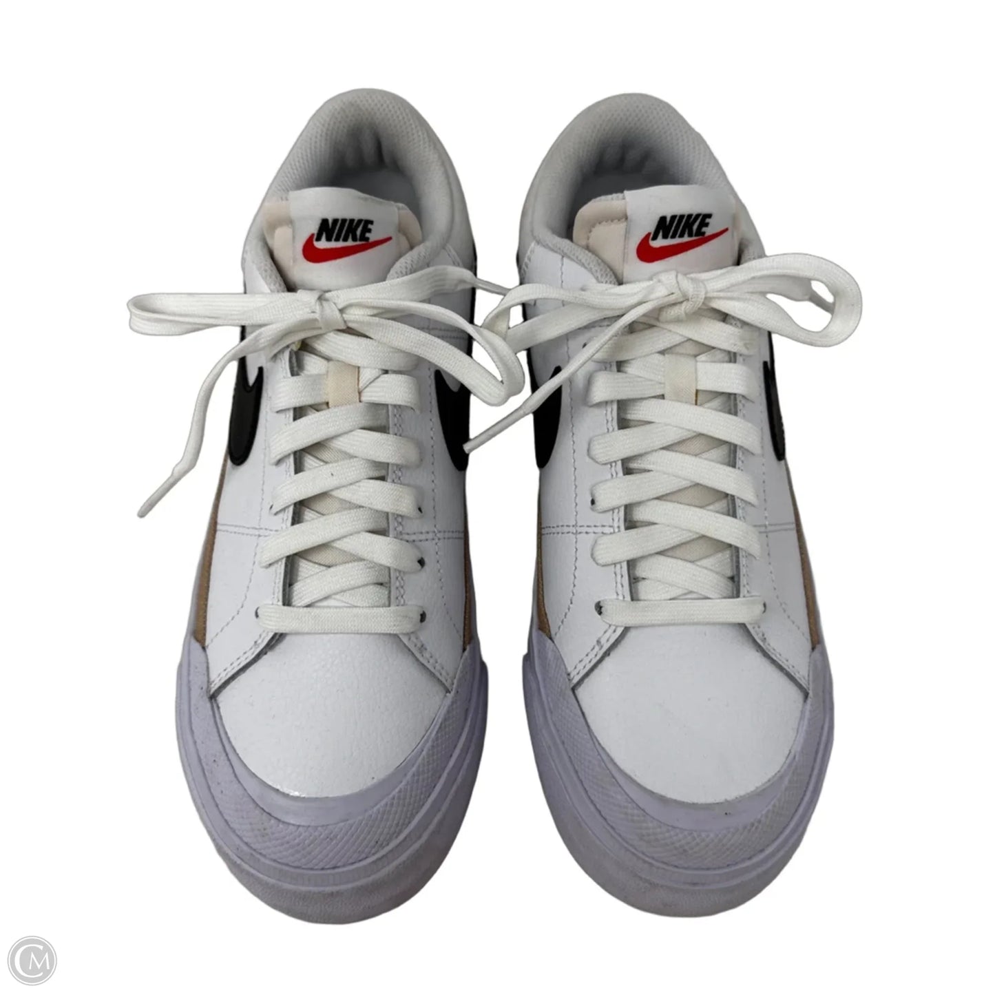 Shoes Athletic By Nike In Black & White, Size: 7.5
