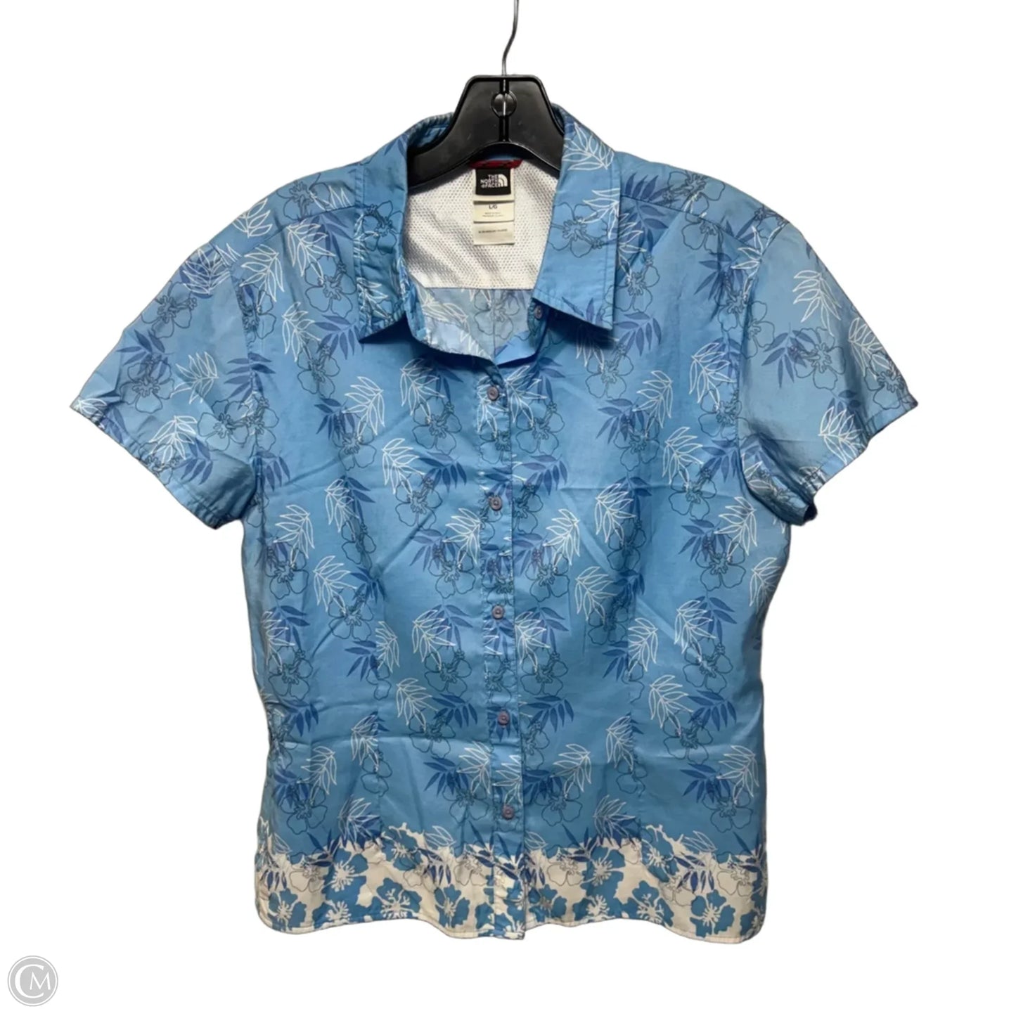 Top Short Sleeve By The North Face In Floral Print, Size: L