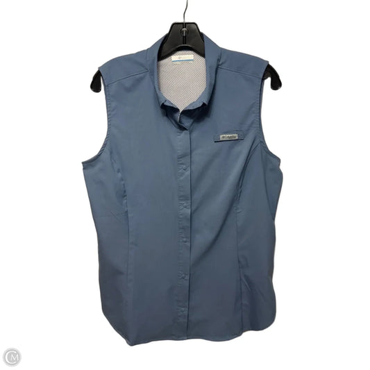 Athletic Tank Top By Columbia In Blue, Size: L