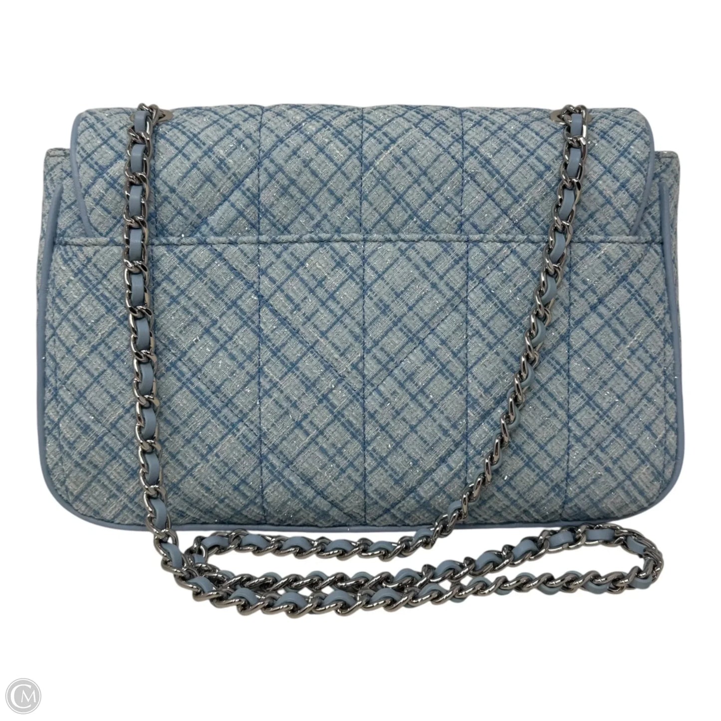 Agyness Quilted Handbag Designer By Karl Lagerfeld, Size: Medium