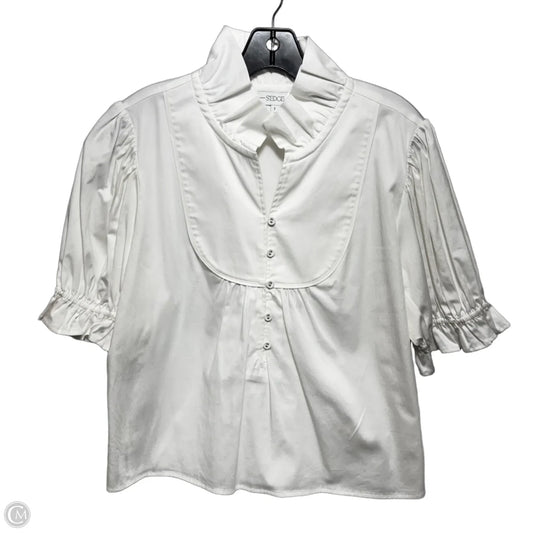 Top Sleeveless By S’Edge In White, Size: L