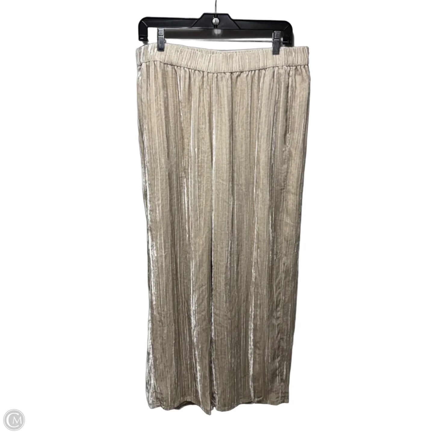 Velvet Wide Ankle Pant By Eileen Fisher In Cream, Size: Lp