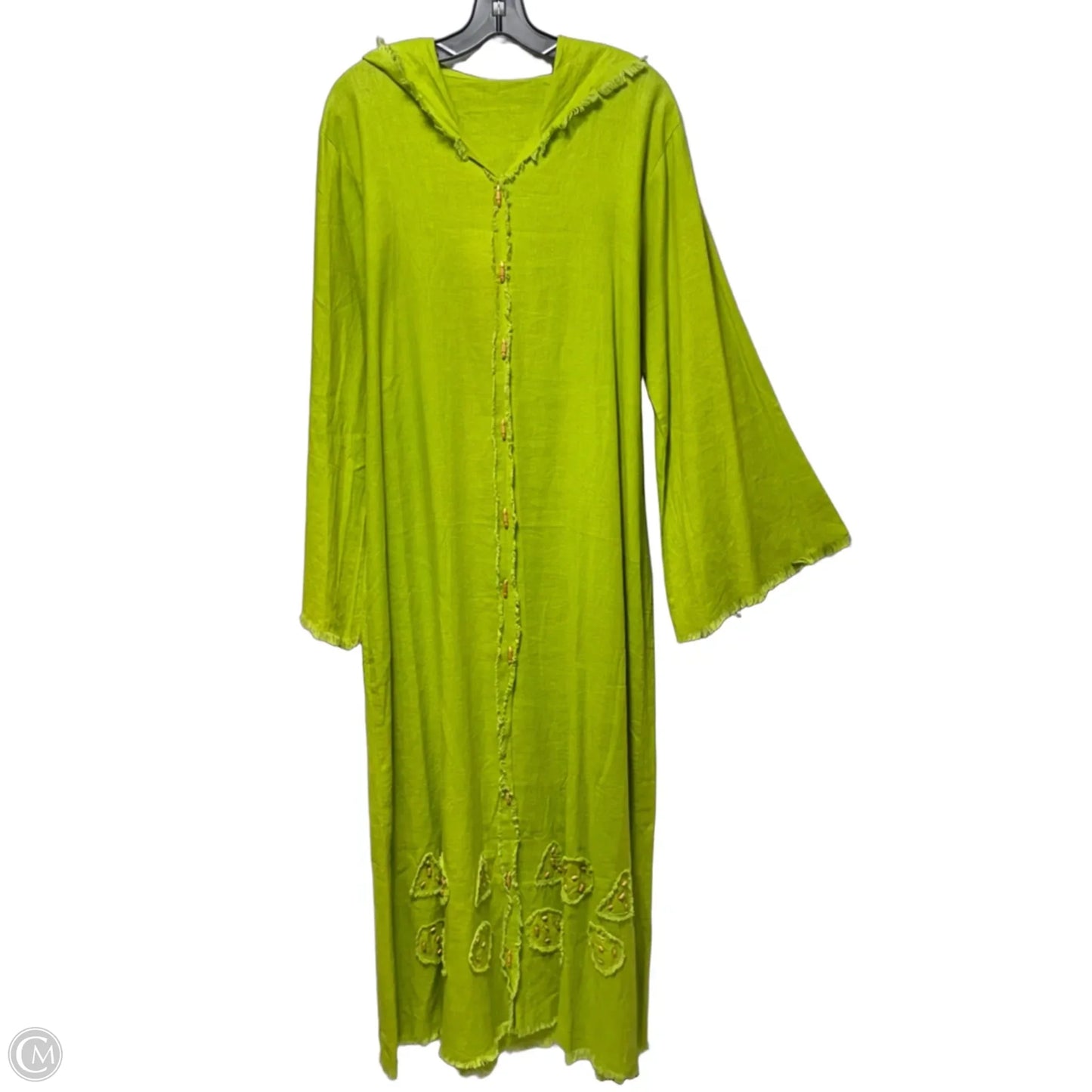 Beaded Caftan Dress Casual Maxi Unbranded In Green, Size: Osfm