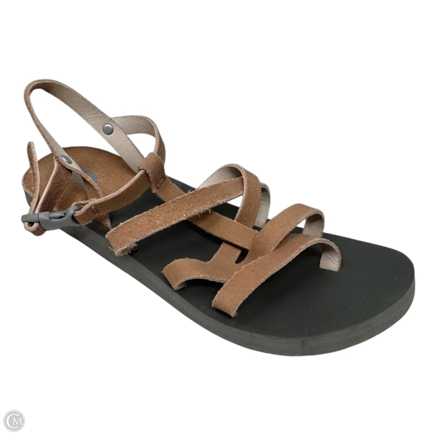 Suede Sandals Flats By The North Face In Peach, Size: 8