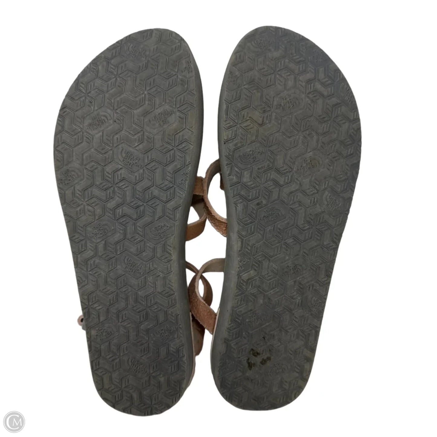 Suede Sandals Flats By The North Face In Peach, Size: 8