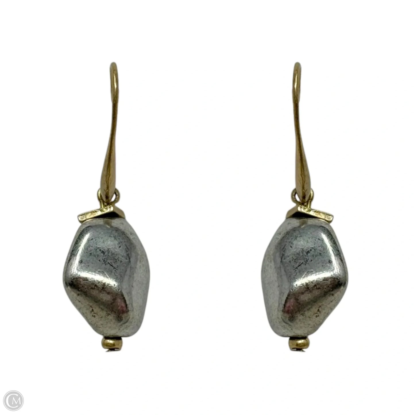 Two Tone Dangle Earrings