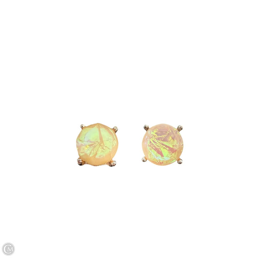 Iridescent Faux Opal Stud Earrings