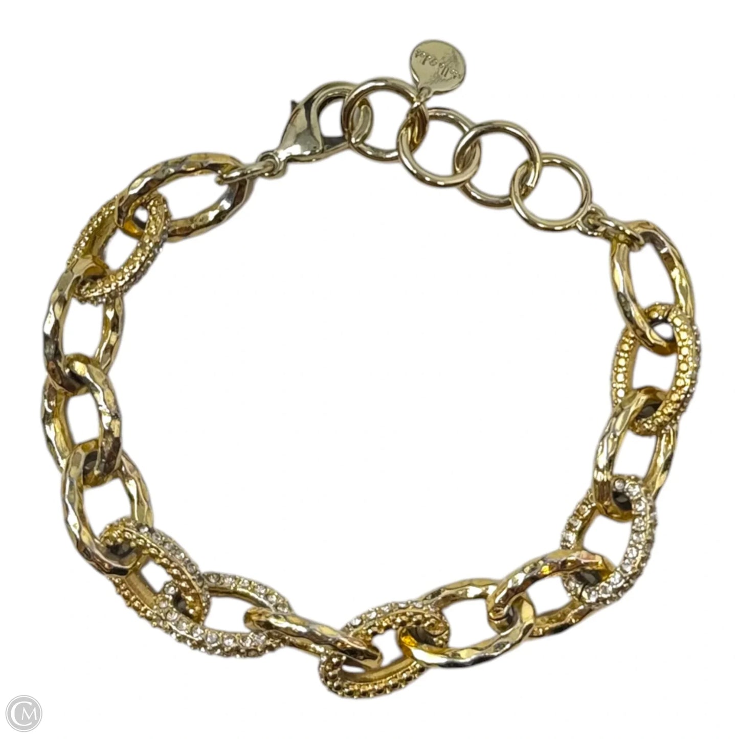 Embellished Gold Tone Chain Bracelet By Stella & Dot