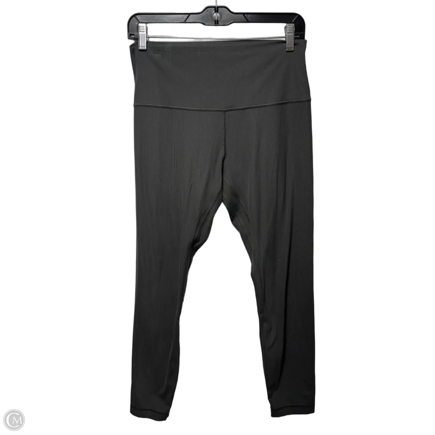 Ribbed Athletic Leggings By Lululemon In Grey, Size: 10