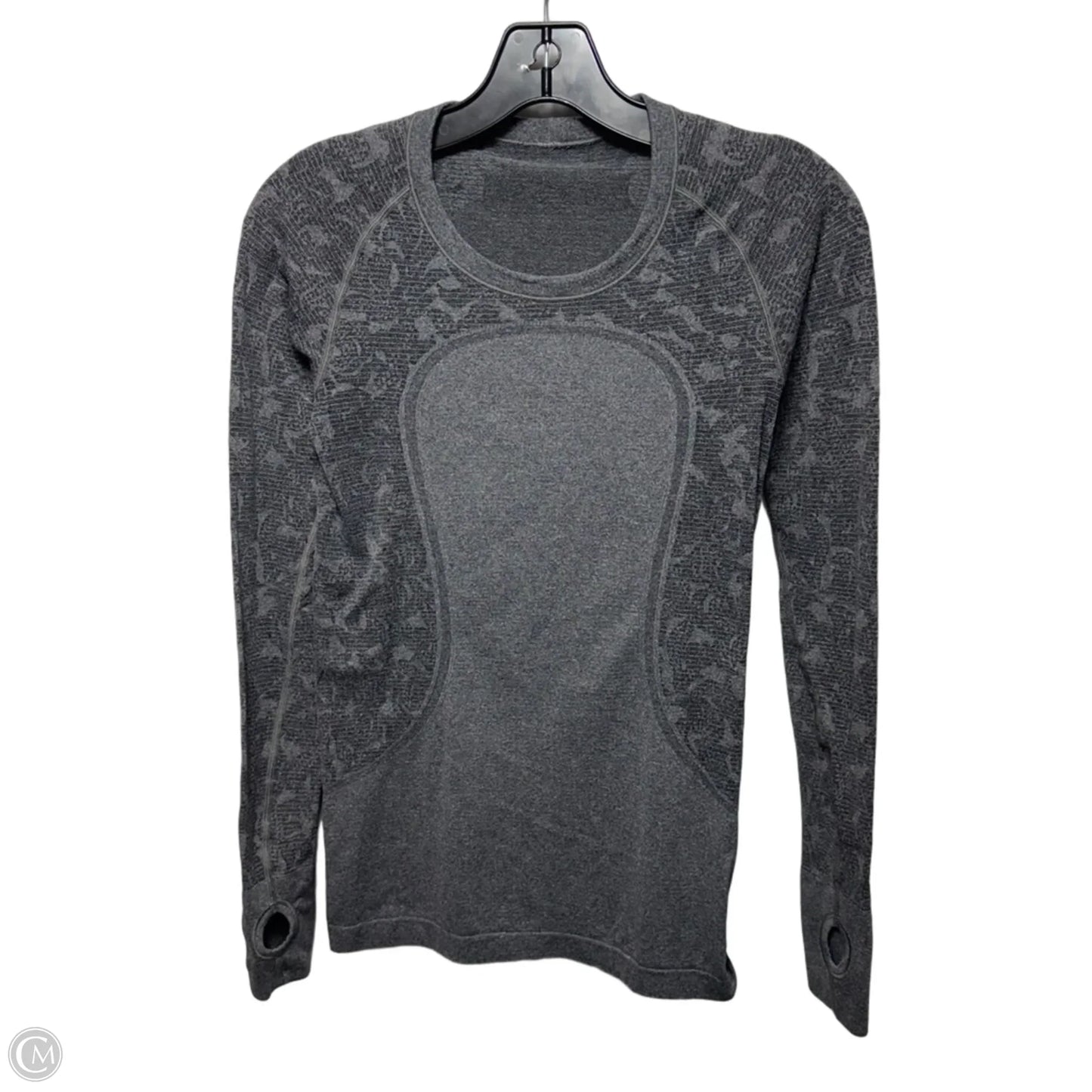 Athletic Top Long Sleeve Crewneck By Lululemon In Grey, Size: 6
