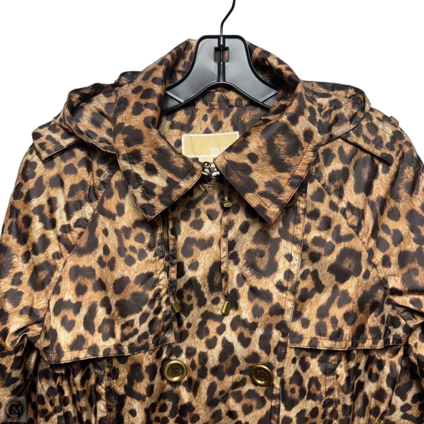 Coat Trench Coat By Michael By Michael Kors In Animal Print, Size: M