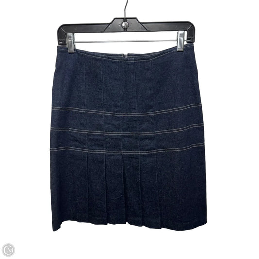 Skirt Mini & Short By Renfrew In Blue Denim, Size: 6