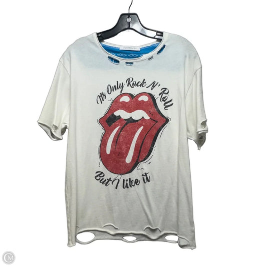 Top Short Sleeve By Daydreamer In White, Size: M