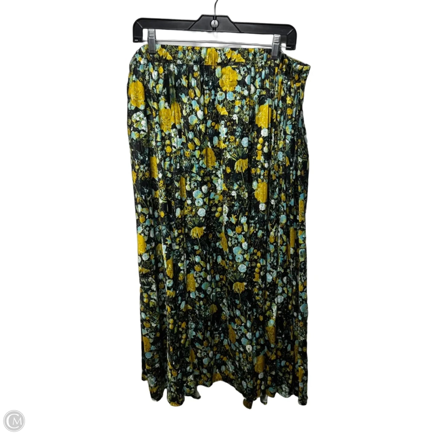 Layered Midi Skirt By Maeve In Floral Print, Size: Xl