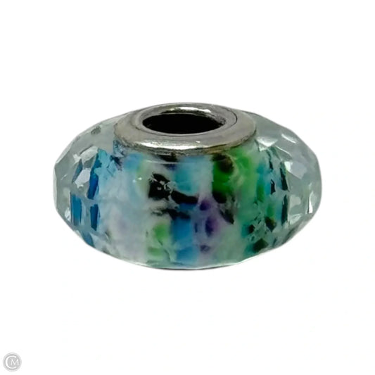 Faceted “Sea Glass” Sterling Bracelet Charm By Pandora