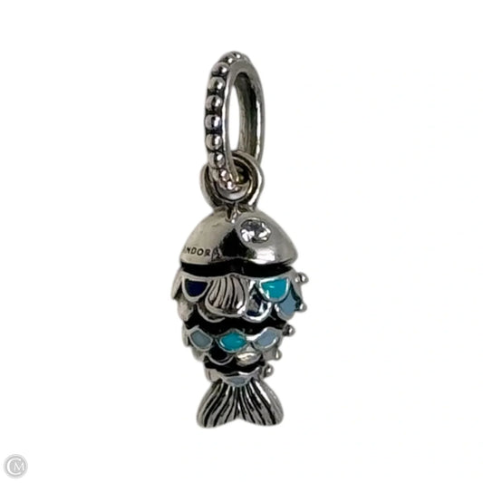 Blue Scaled Fish Sterling Silver Bracelet Charm By Pandora