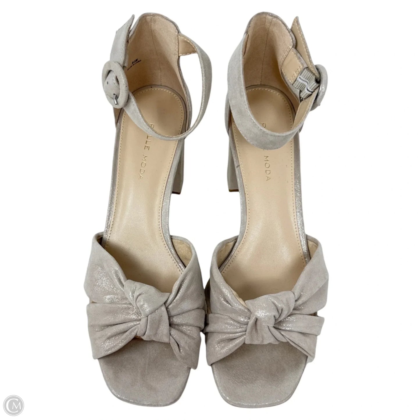 Anesa Suede Platform Sandals By Pelle Moda In Gold, Size: 9.5