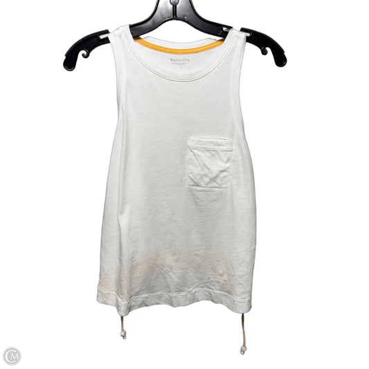 Athletic Tank Top By Athleta In White, Size: S