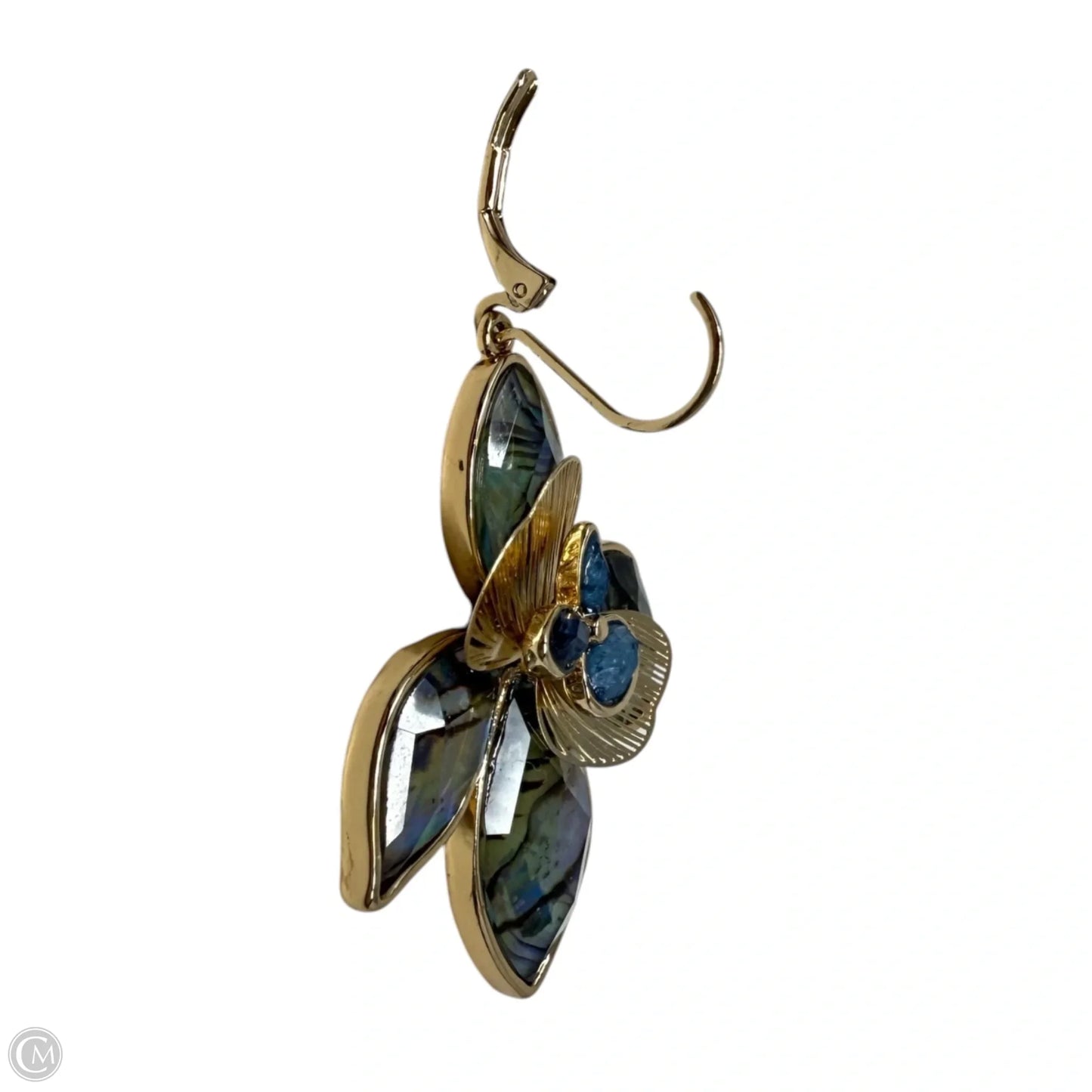 Gold-Tone Large Flower Drop Earrings By lonna & lilly