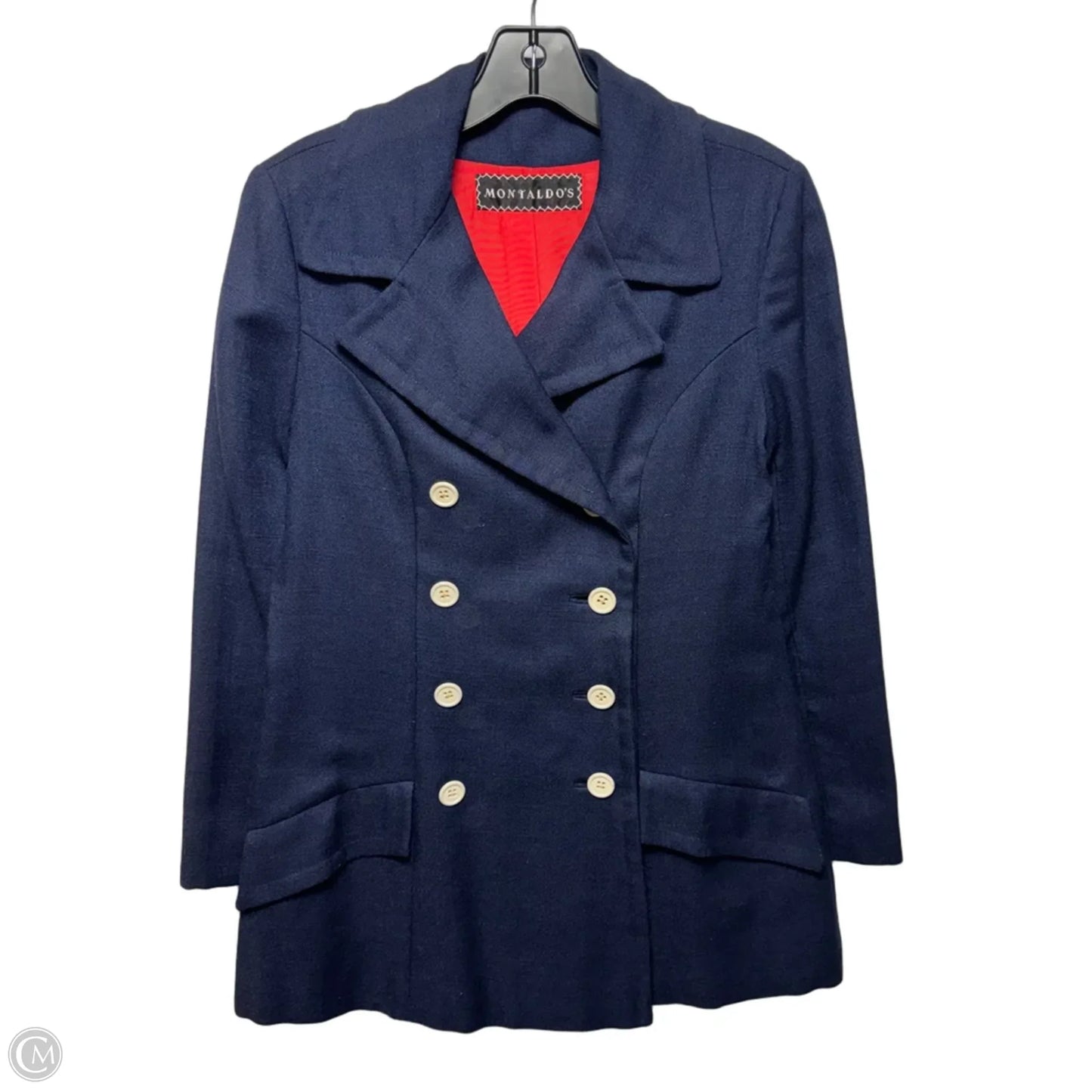 Vintage Jacket By Montaldo’s In Navy, Size: M (estimated)