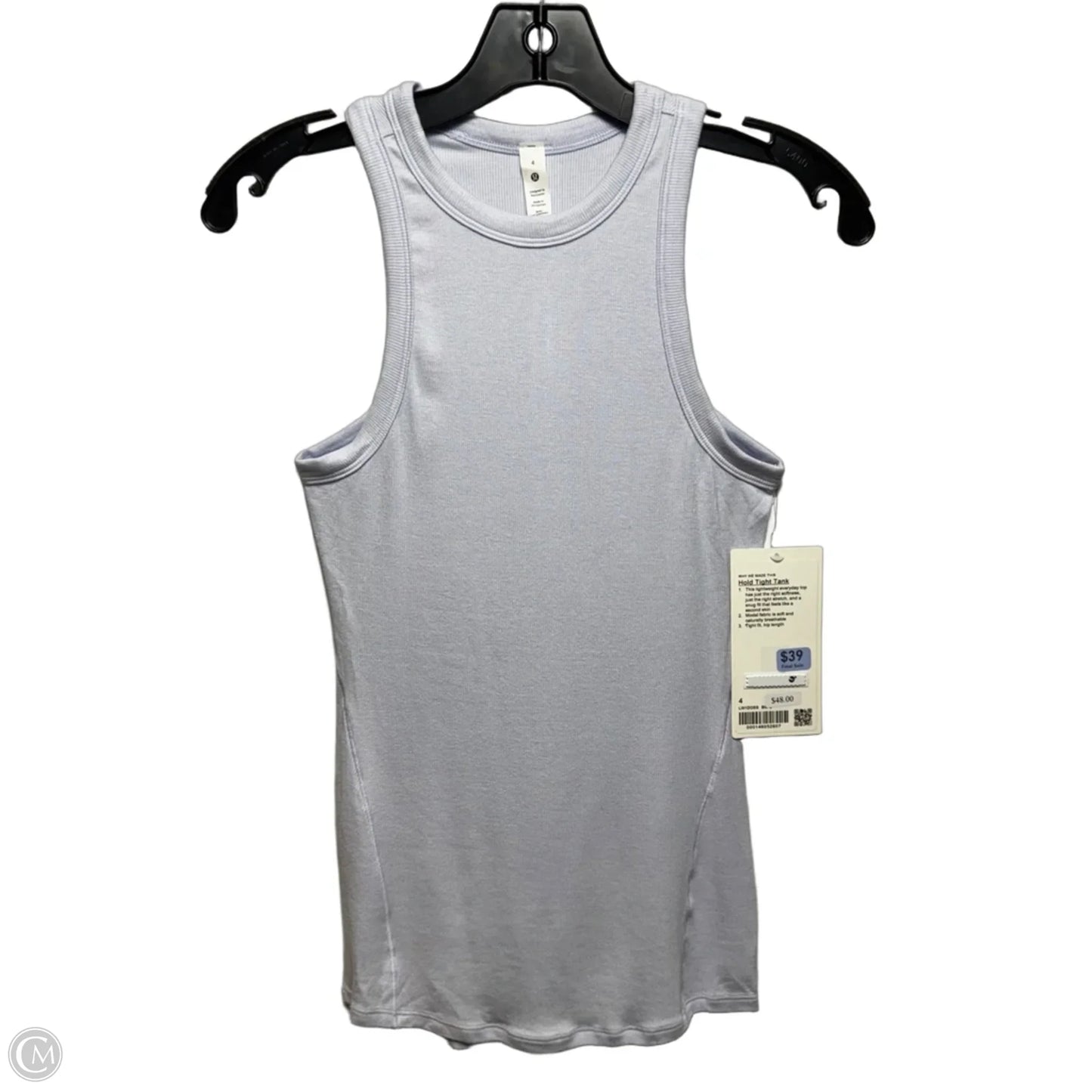 Hold Tight Athletic Tank Top By Lululemon In Blue, Size: 4