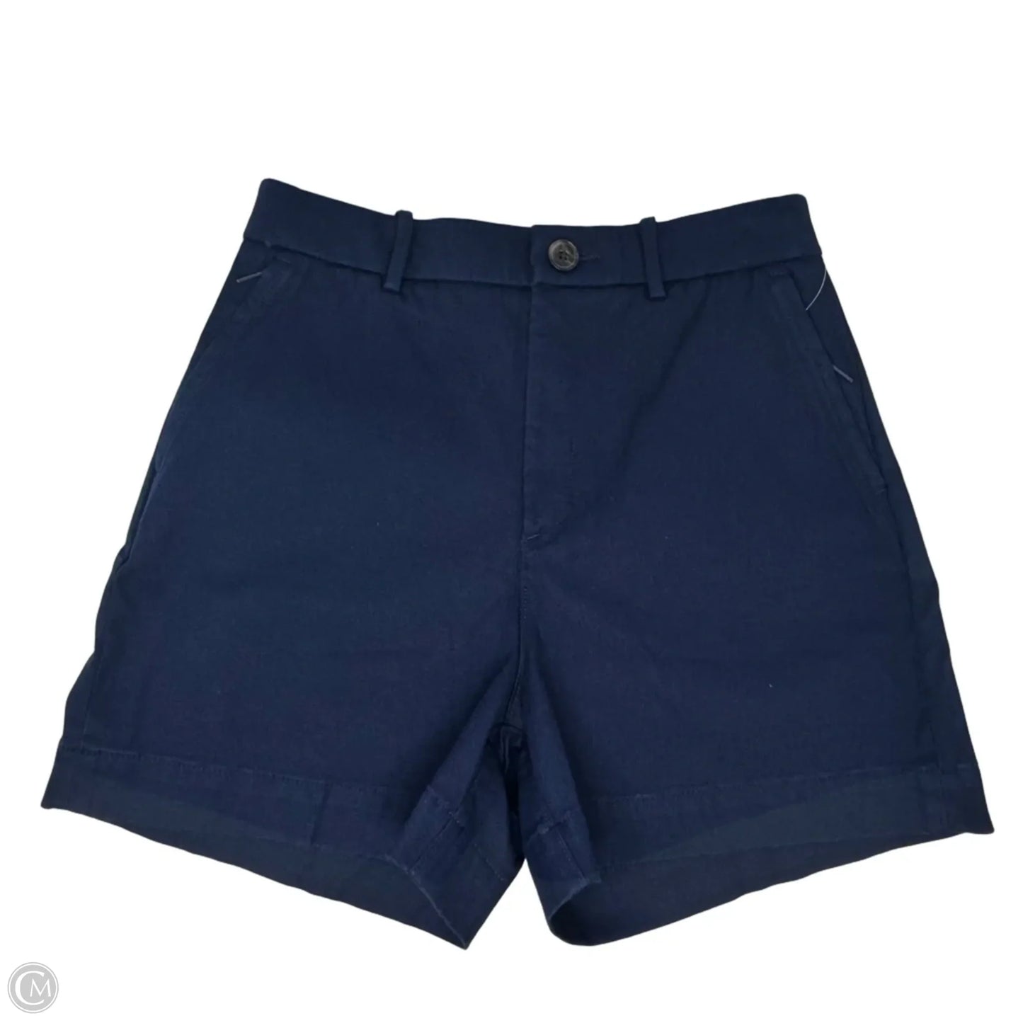 Stretch Twill Shorts By Spanx In Timeless Navy, Size: M