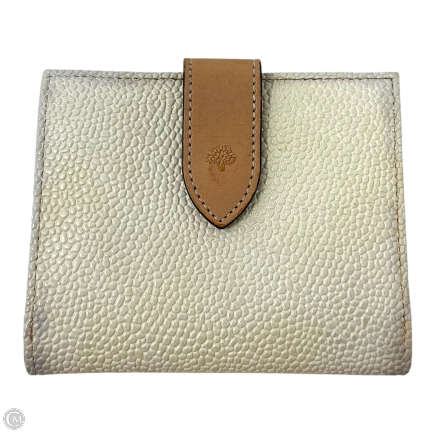 AS IS Scotch Grain Bifold Snap Wallet Luxury Designer By Mulberry, Size: Medium