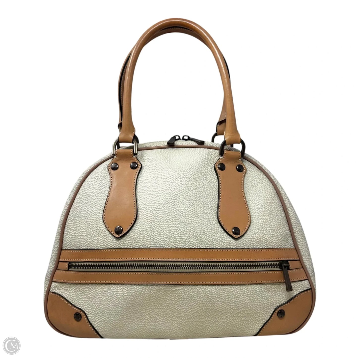 AS IS Heritage Scotch Grain Bowler Bag Handbag Luxury Designer By Mulberry, Size: Large