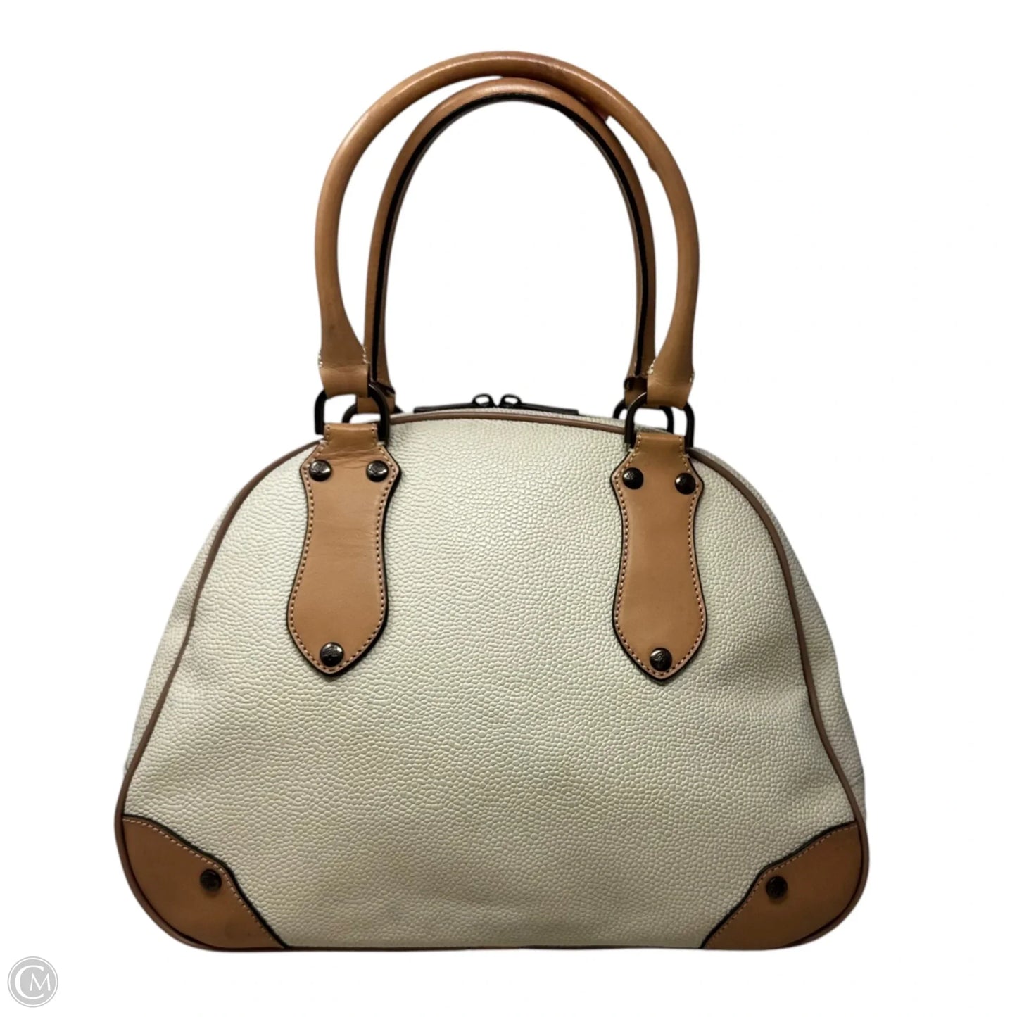 AS IS Heritage Scotch Grain Bowler Bag Handbag Luxury Designer By Mulberry, Size: Large