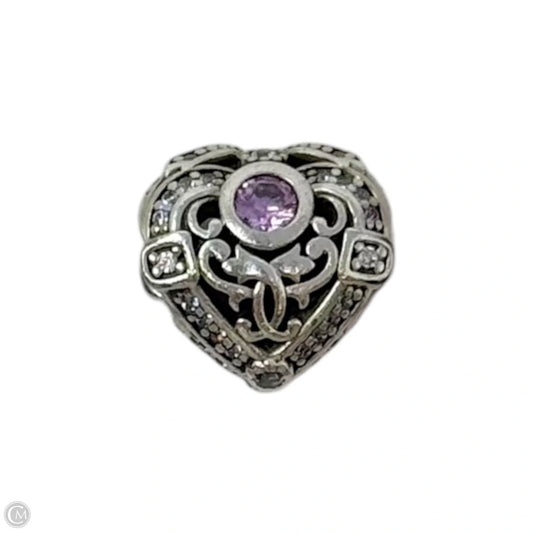 Opulent Heart Sterling Silver Bracelet Charm By Pandora