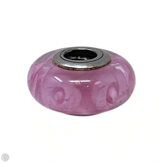 Pink Flowers Murano Glass Sterling Silver Bracelet Charm By Pandora