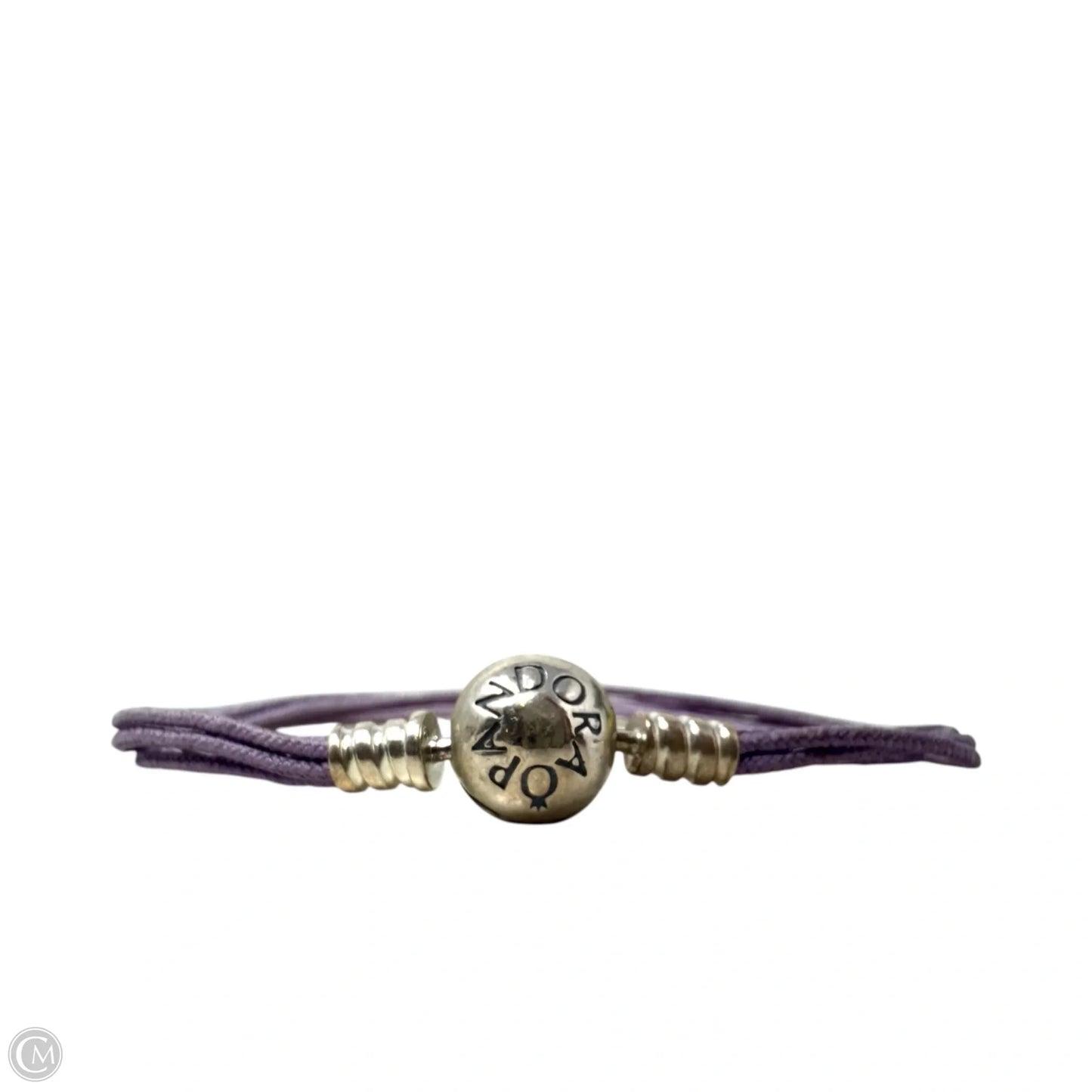 Multi-Strand Fabric Cord Bracelet with Sterling Silver Clasp By Pandora