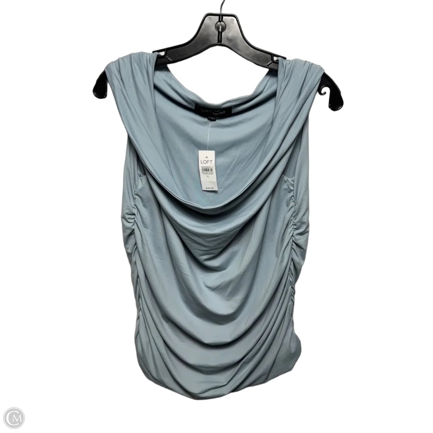 Top Sleeveless By Loft Versa In Blue, Size: Xl