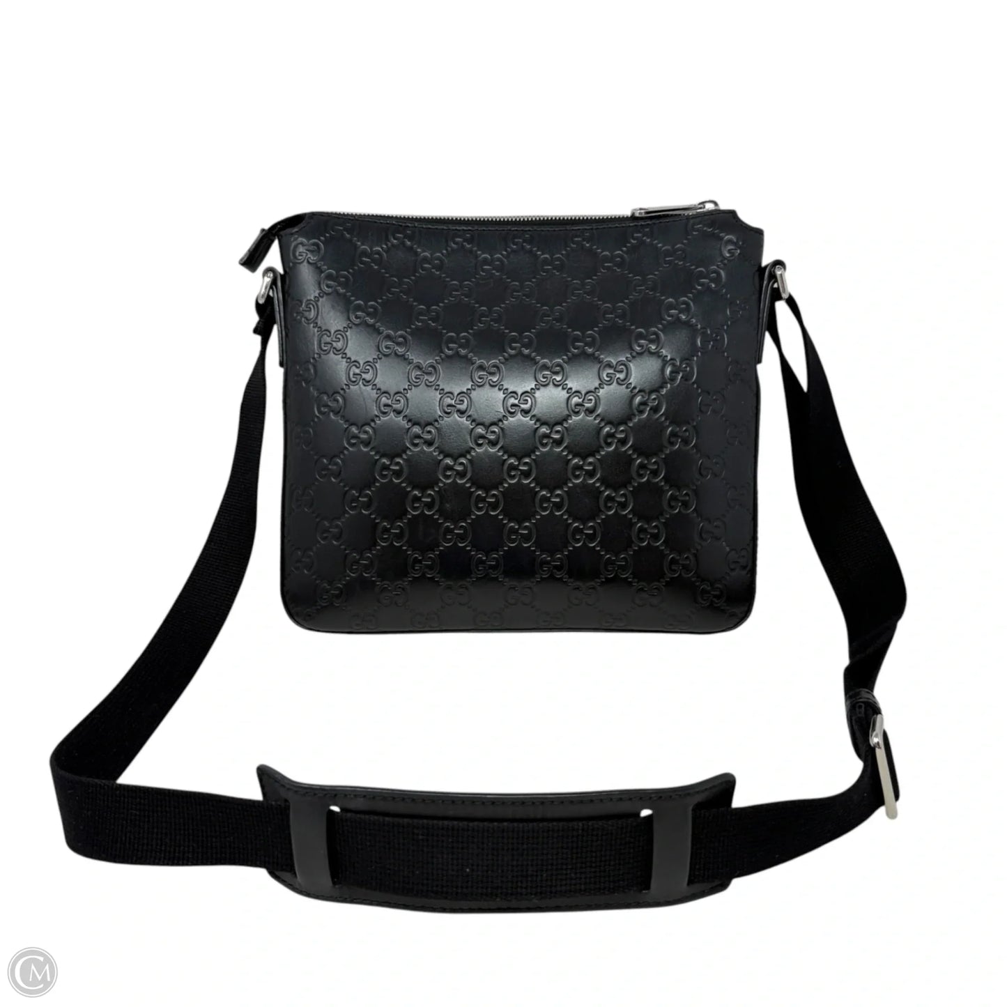 Guccissima Signature Leather Messenger Bag  Luxury Designer By Gucci, Size: Small