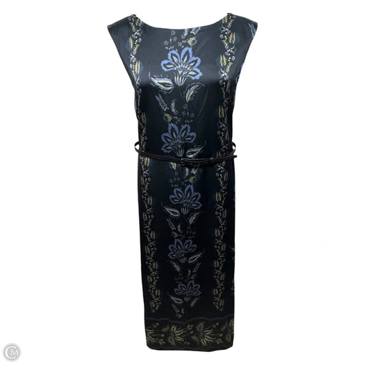 Clara Floral Dress By Alex Marie In Autumn Blues, Size: 14
