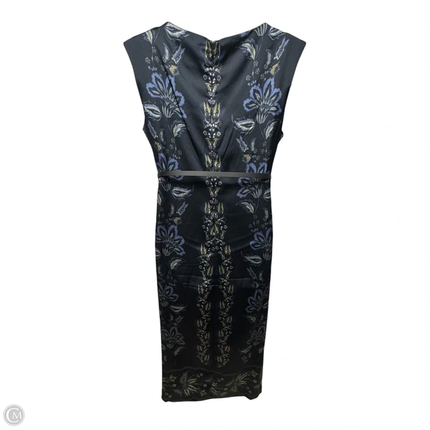 Clara Floral Dress By Alex Marie In Autumn Blues, Size: 14