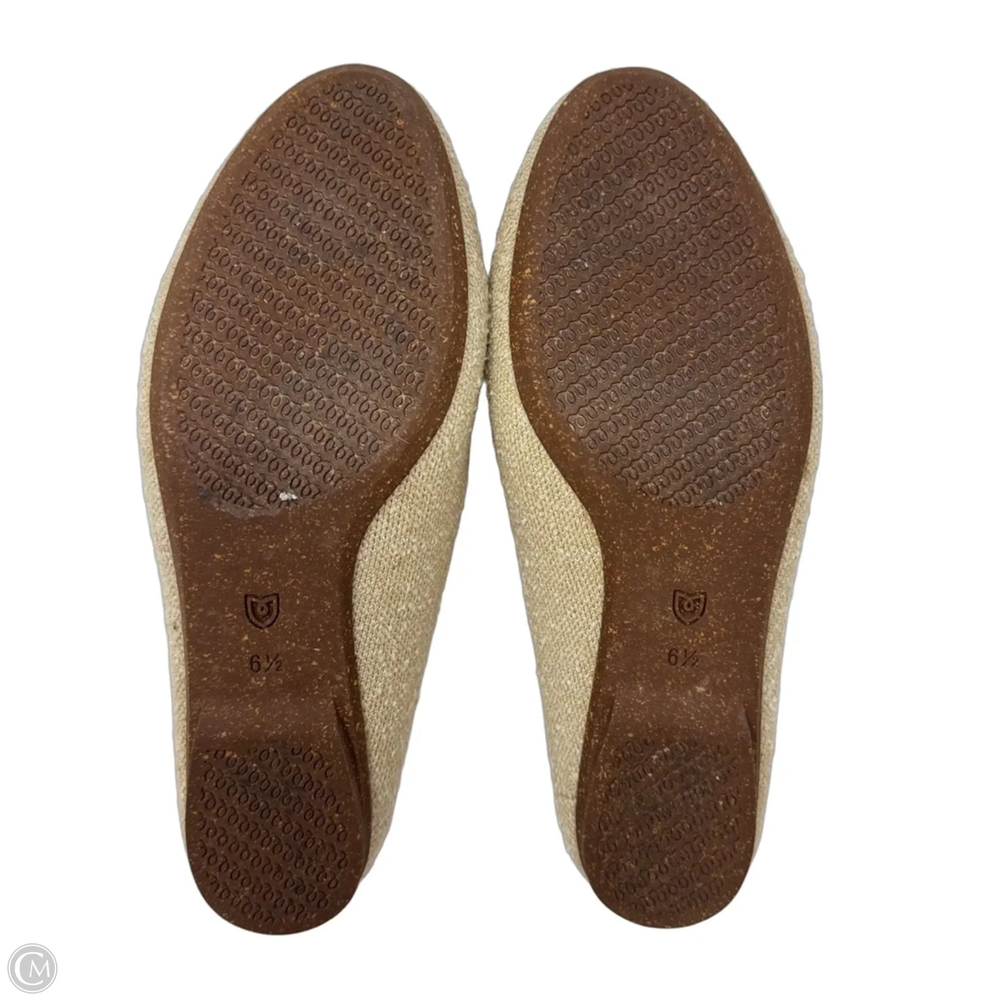 Knit Mule Shoes Flats By Rothys In Tan, Size: 6.5
