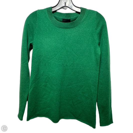 Sweater Cashmere By J. Crew In Green, Size: Xs