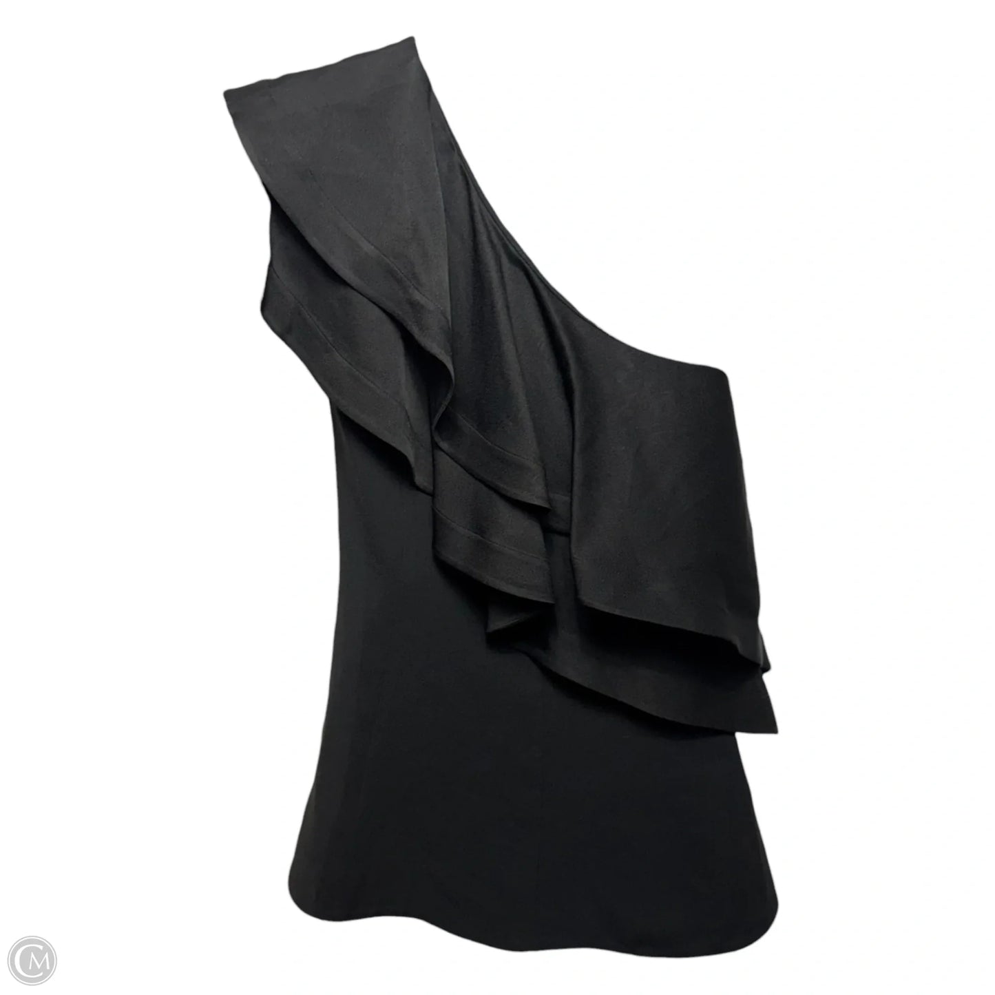 Ruffled One-Shoulder Blouse Luxury Designer By 3.1 Phillip Lim In Black, Size: 2