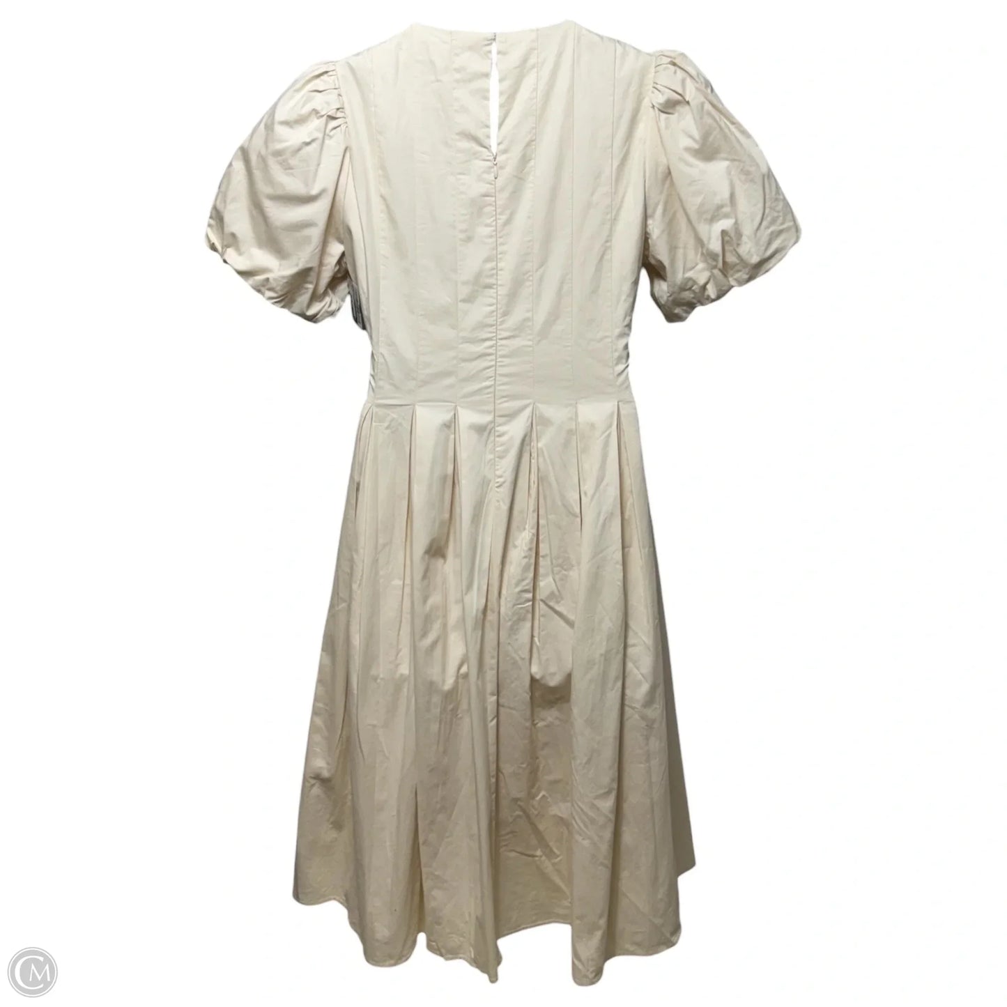 Simone Midi Dress By En Saison In Cream, Size: L