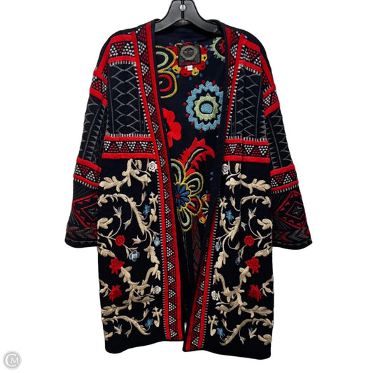 Rahi Embroidered Sweater Cardigan By Johnny Was In Multi-colored, Size: S