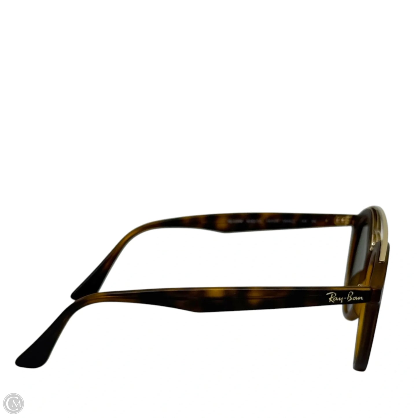 Gatsby Tortoiseshell Sunglasses Designer By Ray Ban, Size:
