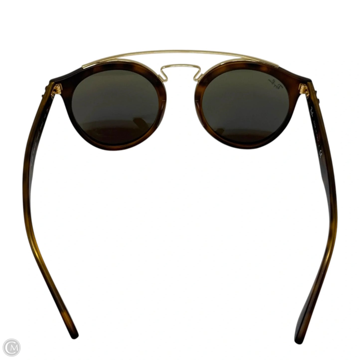 Gatsby Tortoiseshell Sunglasses Designer By Ray Ban, Size:
