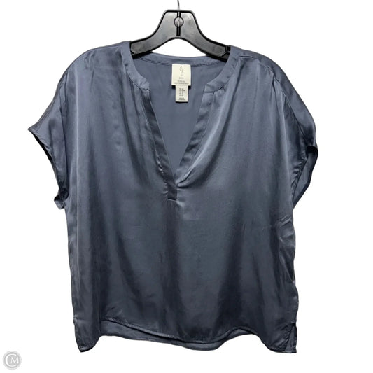 Washable Silk Top Sleeveless By Joie In Grey, Size: M