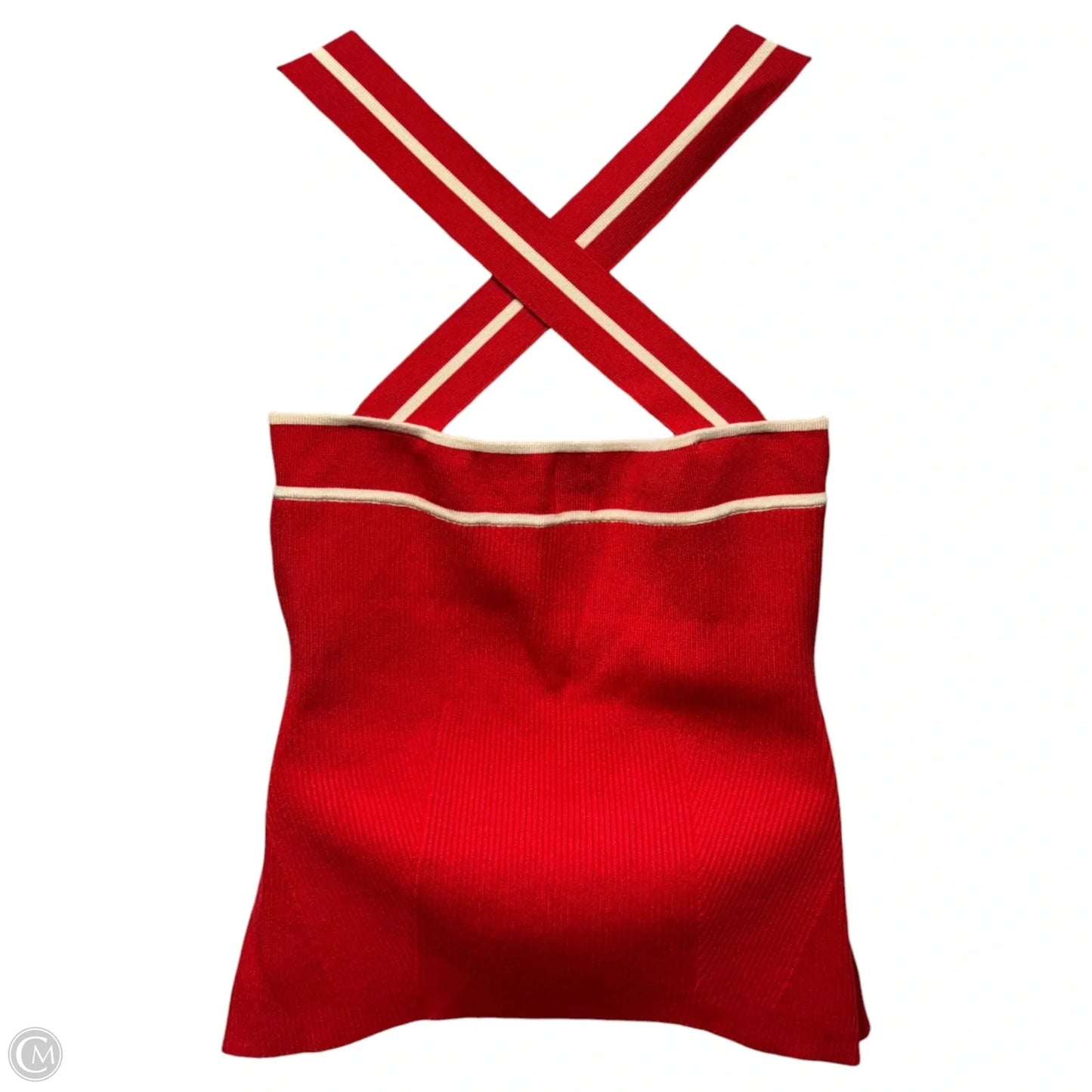 Knit Top Sleeveless By Maeve In Red, Size: Xl